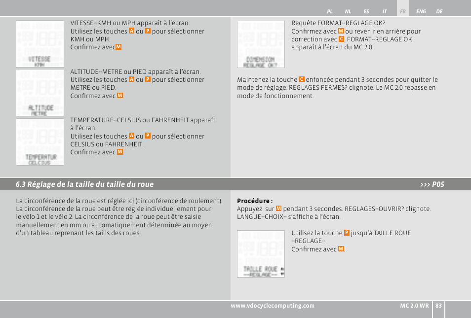 VDO WR MC 2.0 User Manual | Page 83 / 228