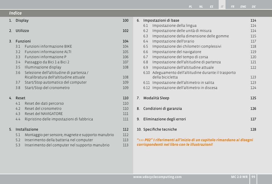 VDO WR MC 2.0 User Manual | Page 99 / 228