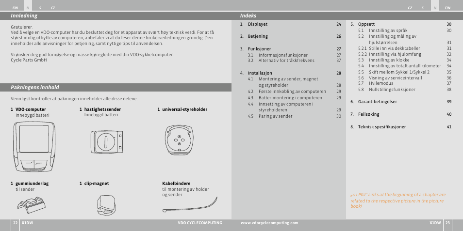 VDO WL X1 DW User Manual | Page 120 / 264