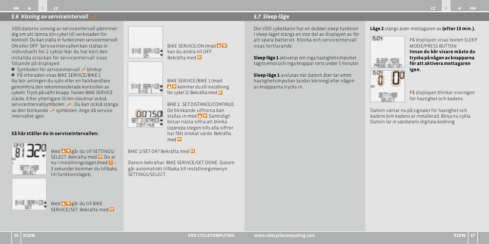 VDO WL X1 DW User Manual | Page 137 / 264