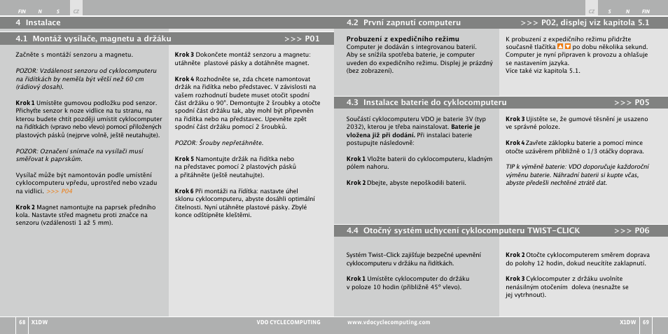 VDO WL X1 DW User Manual | Page 143 / 264