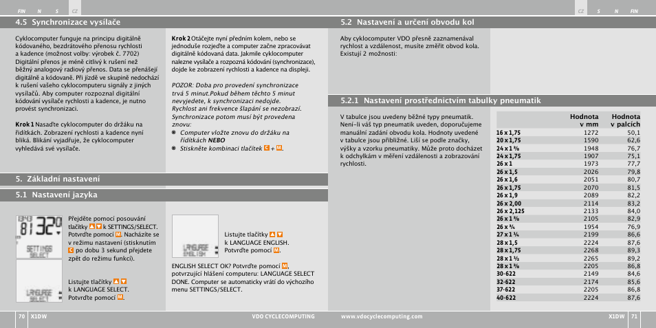VDO WL X1 DW User Manual | Page 144 / 264