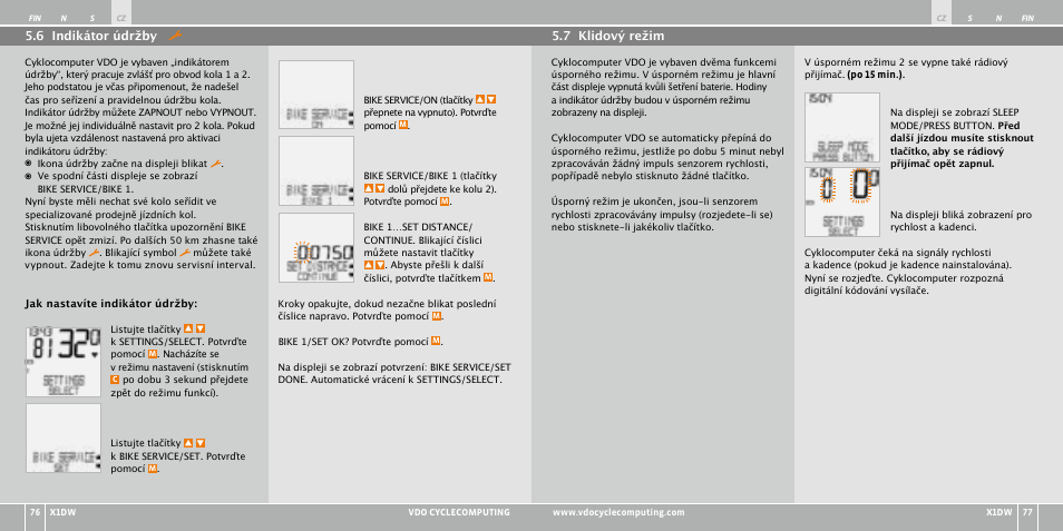VDO WL X1 DW User Manual | Page 147 / 264
