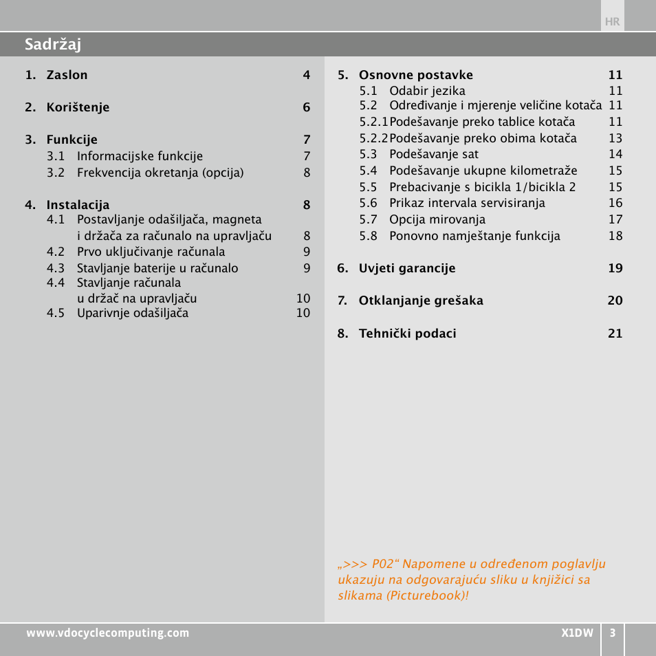 VDO WL X1 DW User Manual | Page 195 / 264
