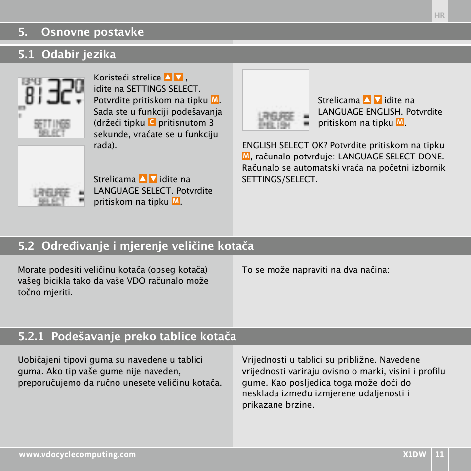 VDO WL X1 DW User Manual | Page 203 / 264