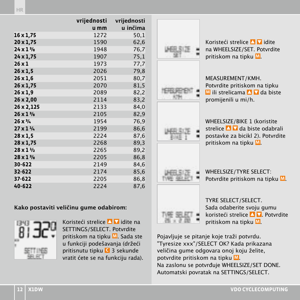 VDO WL X1 DW User Manual | Page 204 / 264
