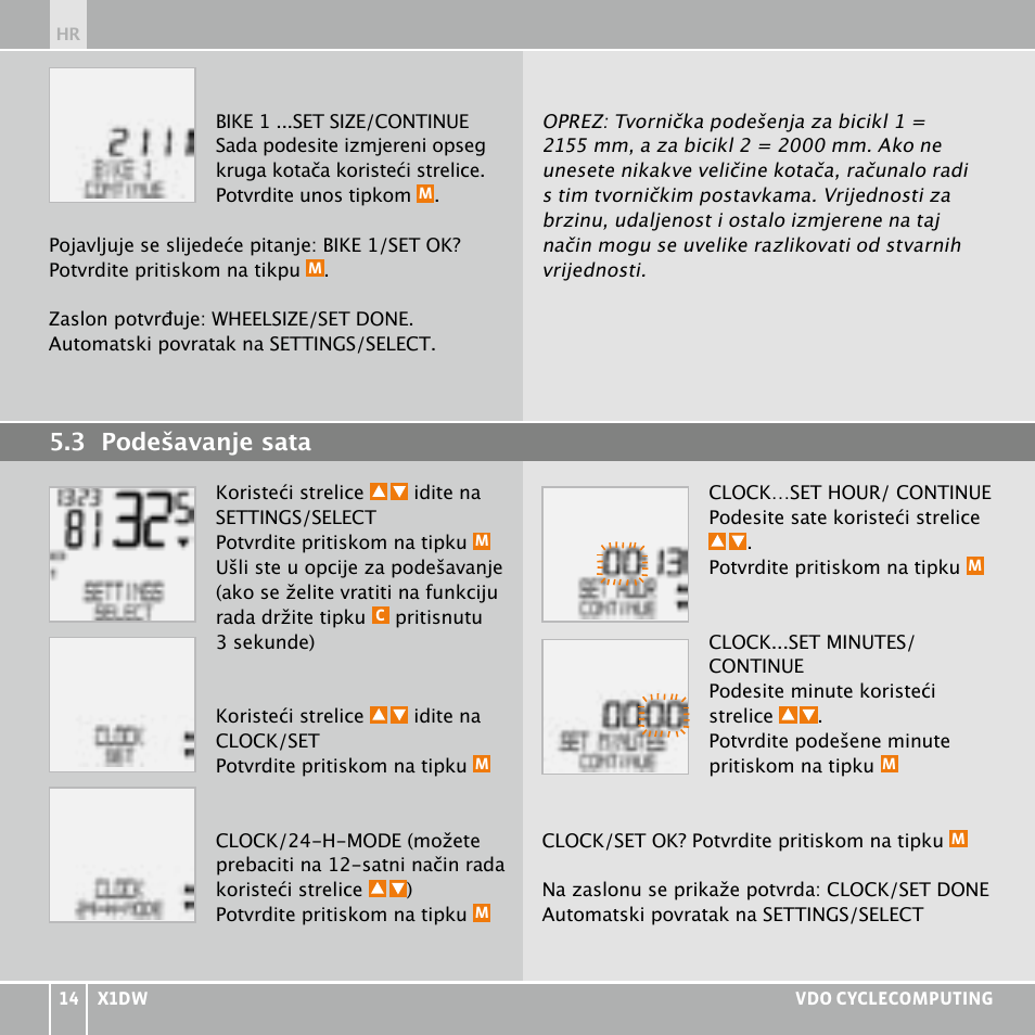 VDO WL X1 DW User Manual | Page 206 / 264