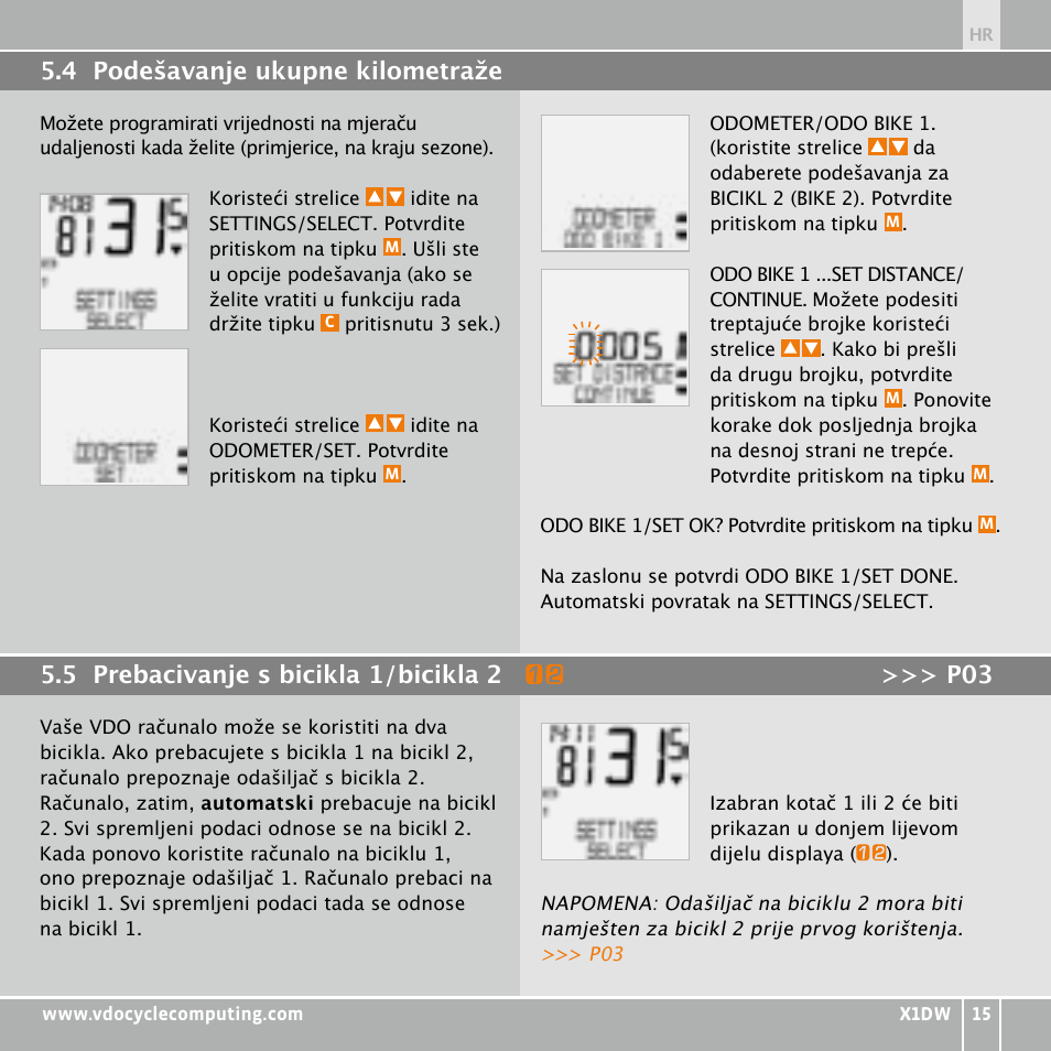VDO WL X1 DW User Manual | Page 207 / 264