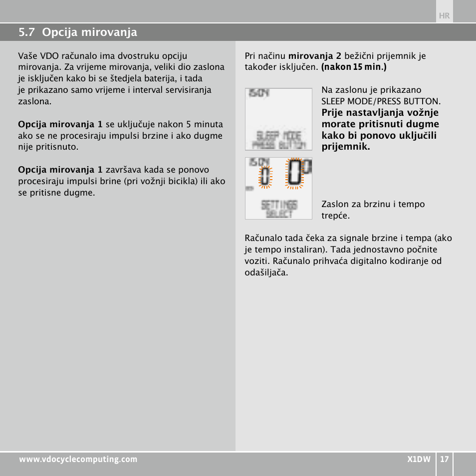 VDO WL X1 DW User Manual | Page 209 / 264