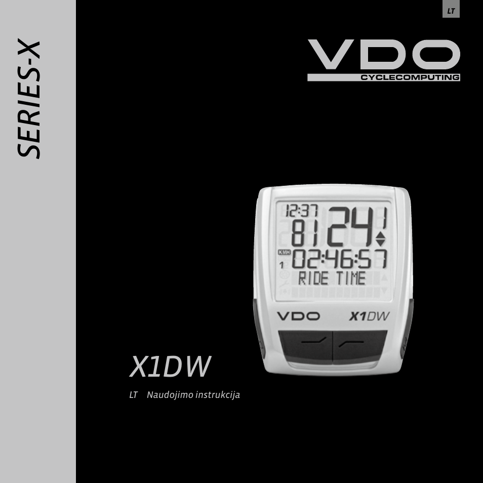 Ba_x1dw_lt, Se ri es -x, X1dw | VDO WL X1 DW User Manual | Page 217 / 264