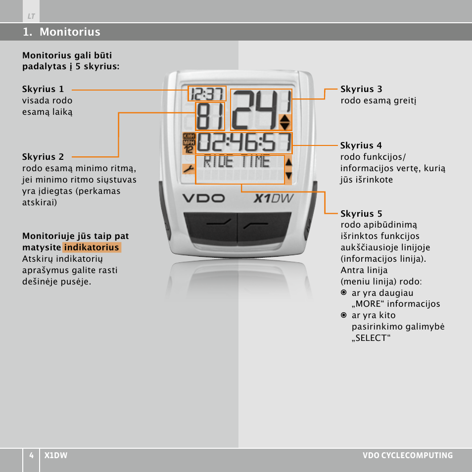 VDO WL X1 DW User Manual | Page 220 / 264