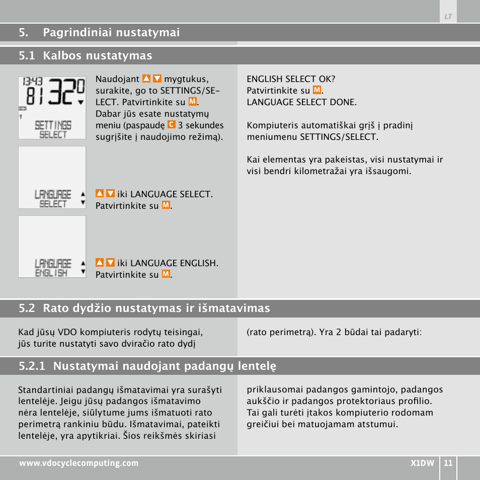 VDO WL X1 DW User Manual | Page 227 / 264