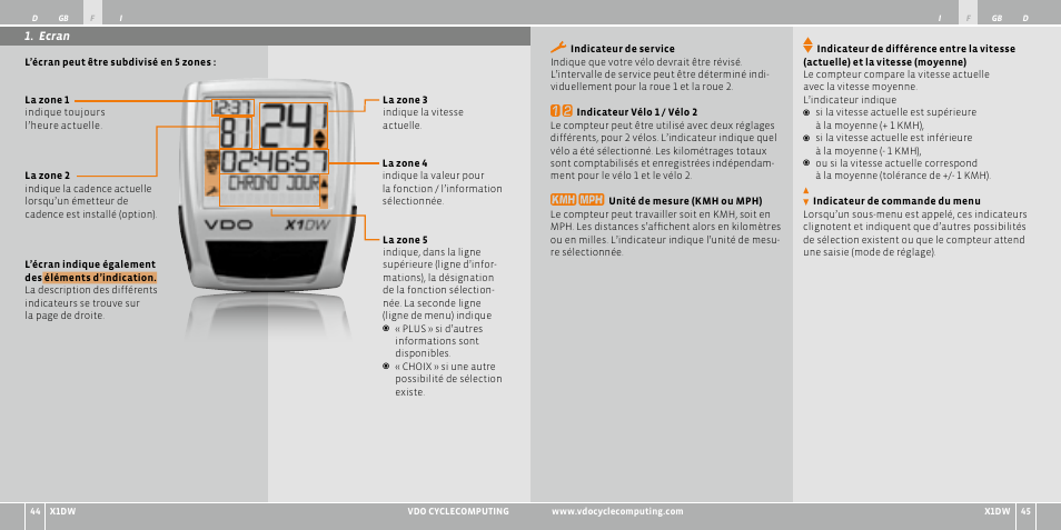 VDO WL X1 DW User Manual | Page 23 / 264