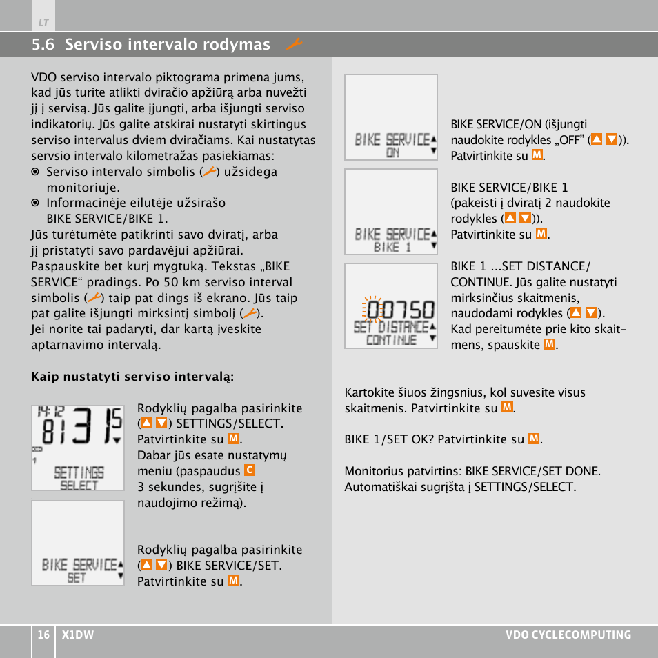 VDO WL X1 DW User Manual | Page 232 / 264