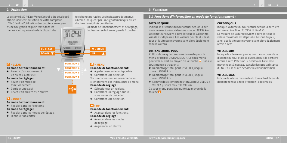 VDO WL X1 DW User Manual | Page 24 / 264