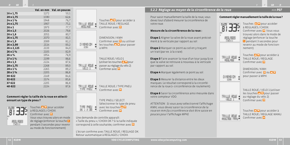 VDO WL X1 DW User Manual | Page 27 / 264