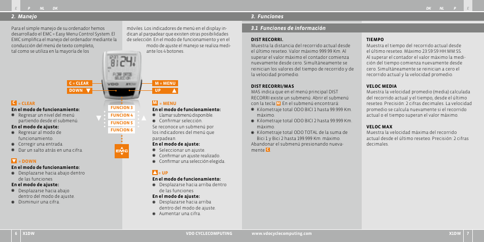 VDO WL X1 DW User Manual | Page 47 / 264