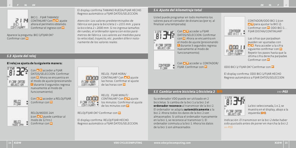 VDO WL X1 DW User Manual | Page 51 / 264