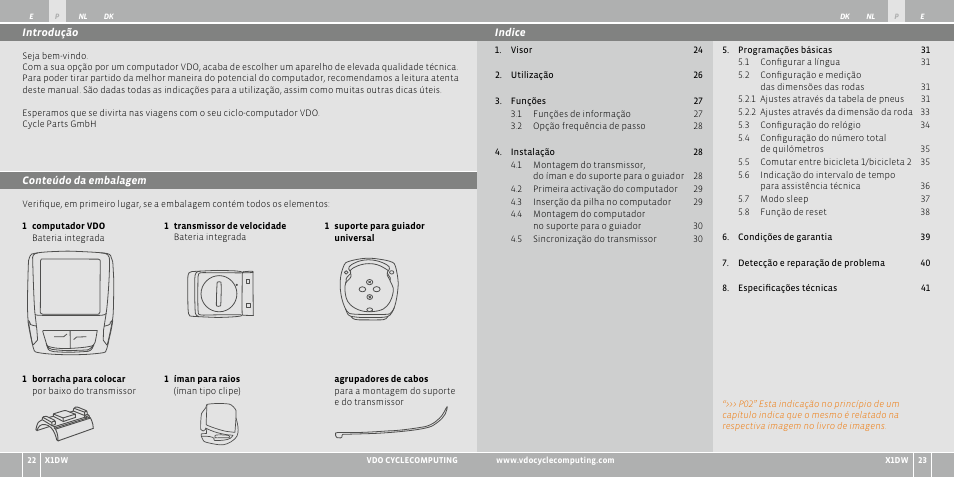 VDO WL X1 DW User Manual | Page 55 / 264