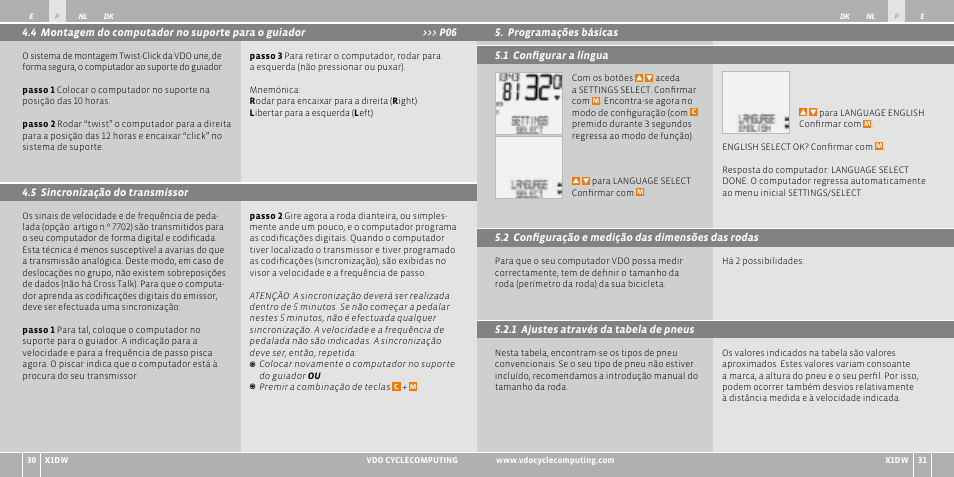 VDO WL X1 DW User Manual | Page 59 / 264
