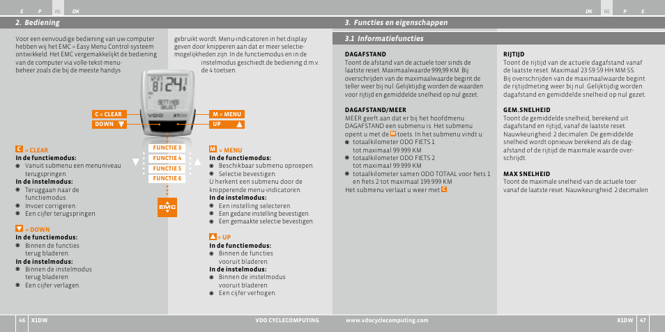 VDO WL X1 DW User Manual | Page 67 / 264