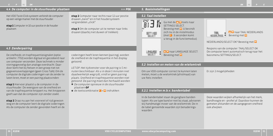 VDO WL X1 DW User Manual | Page 69 / 264