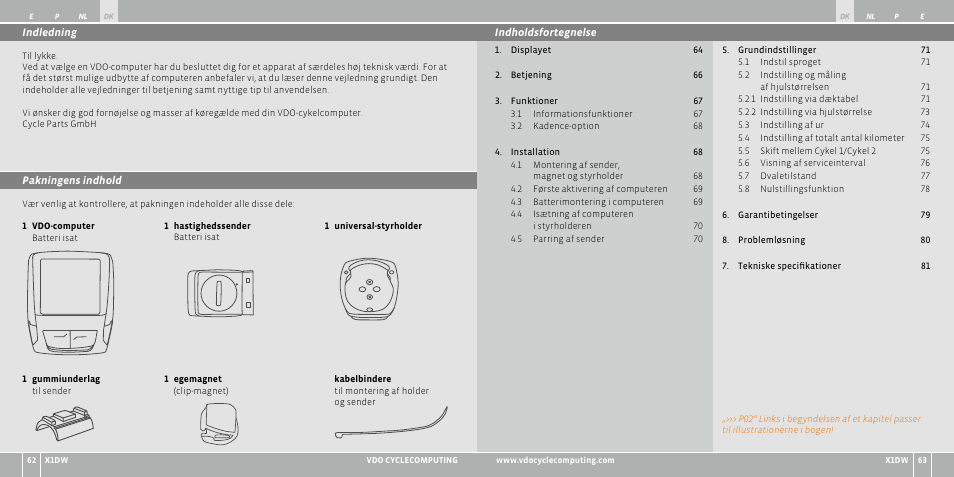 VDO WL X1 DW User Manual | Page 75 / 264