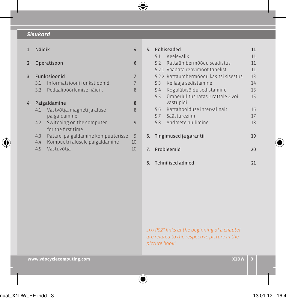 VDO WL X1 DW User Manual | Page 89 / 264