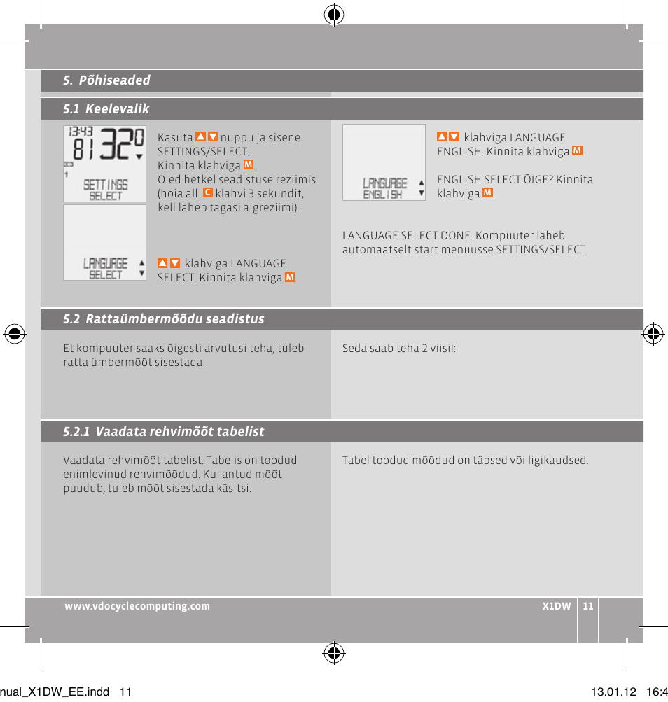 VDO WL X1 DW User Manual | Page 97 / 264