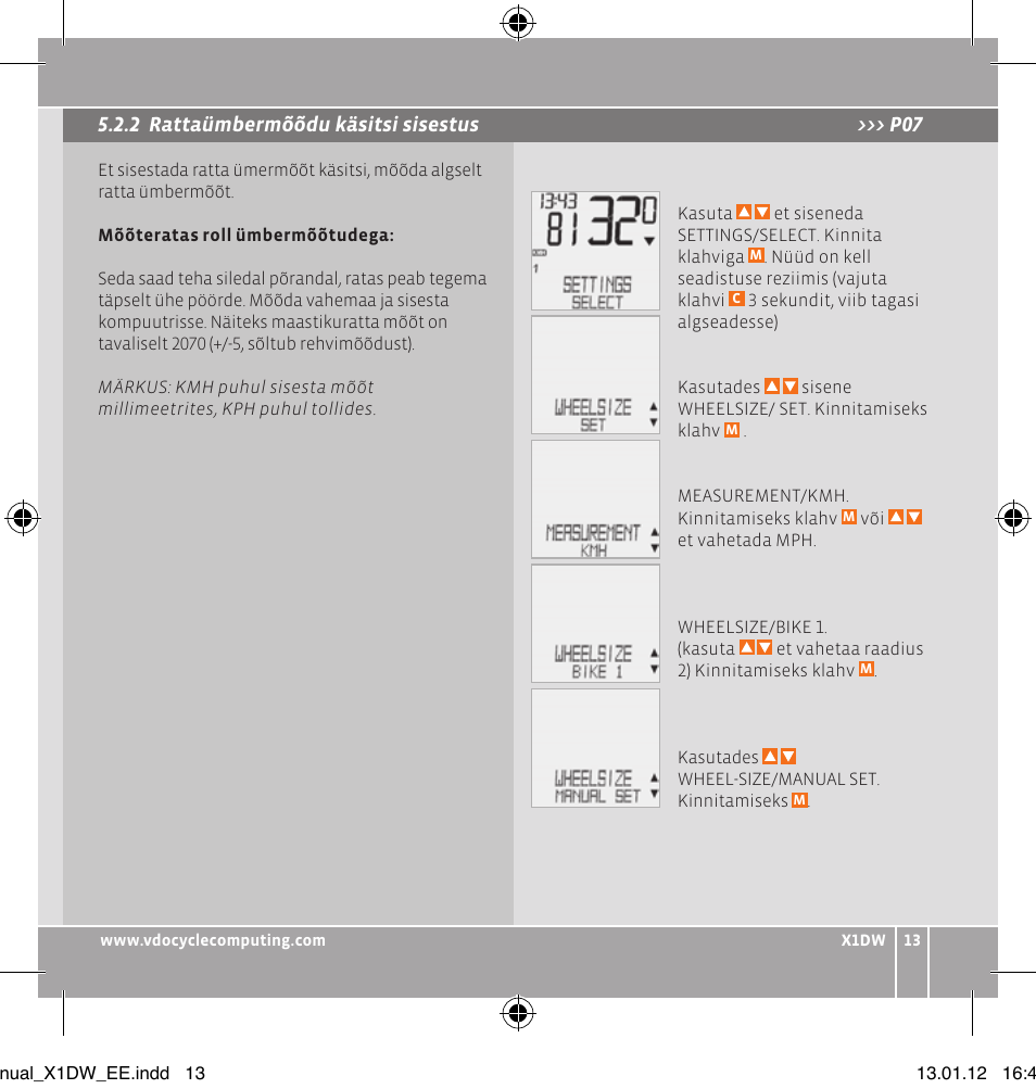 VDO WL X1 DW User Manual | Page 99 / 264