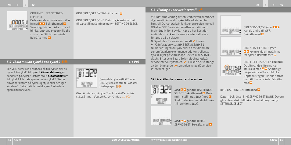 VDO WL X2 DW User Manual | Page 149 / 336