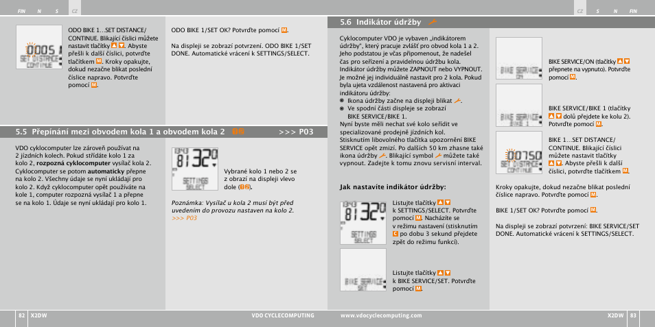 VDO WL X2 DW User Manual | Page 160 / 336
