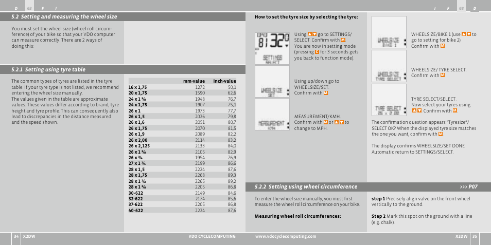 VDO WL X2 DW User Manual | Page 18 / 336