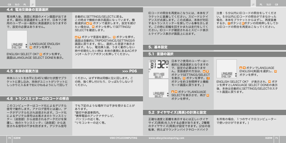 VDO WL X2 DW User Manual | Page 201 / 336