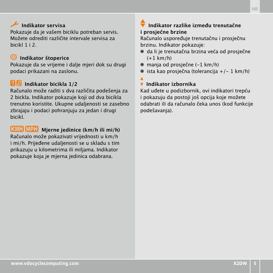 VDO WL X2 DW User Manual | Page 239 / 336