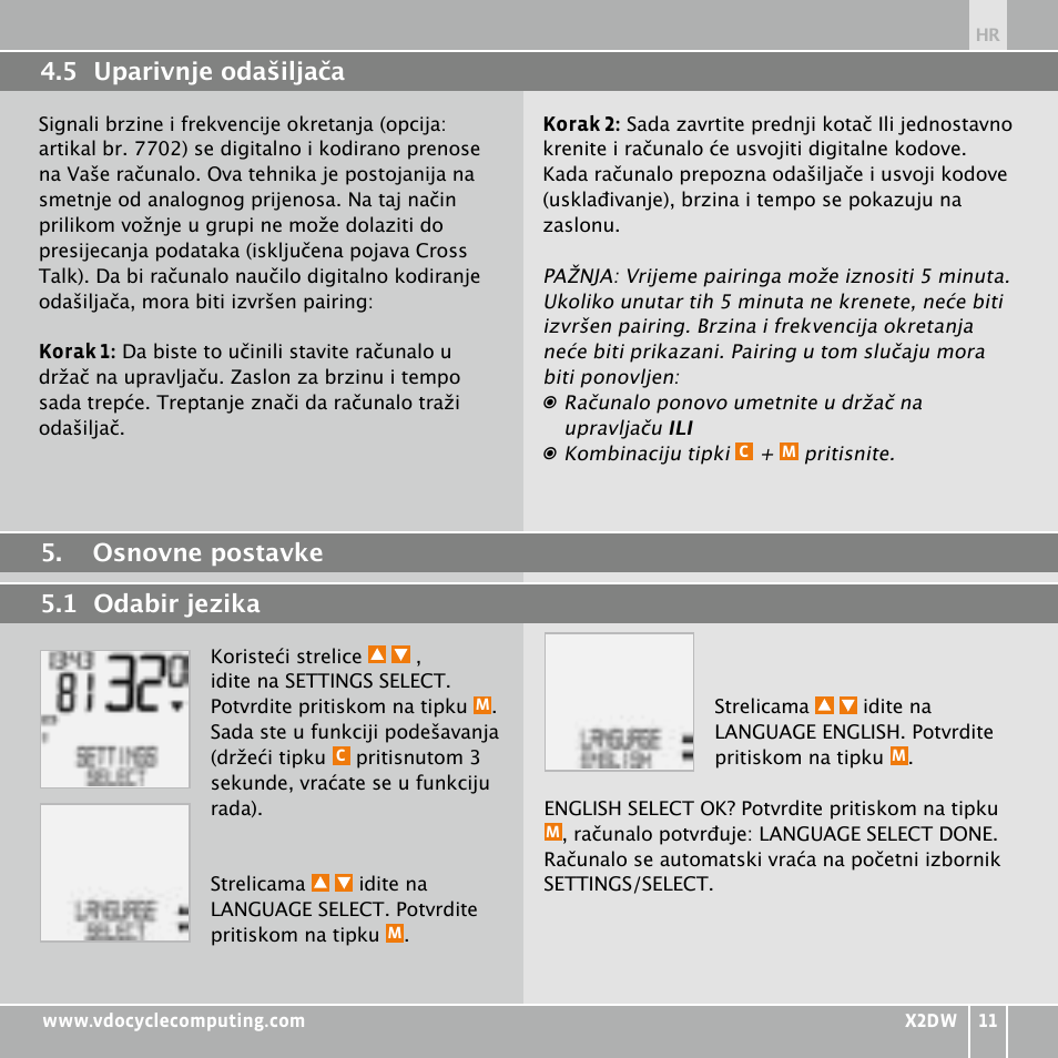 VDO WL X2 DW User Manual | Page 245 / 336