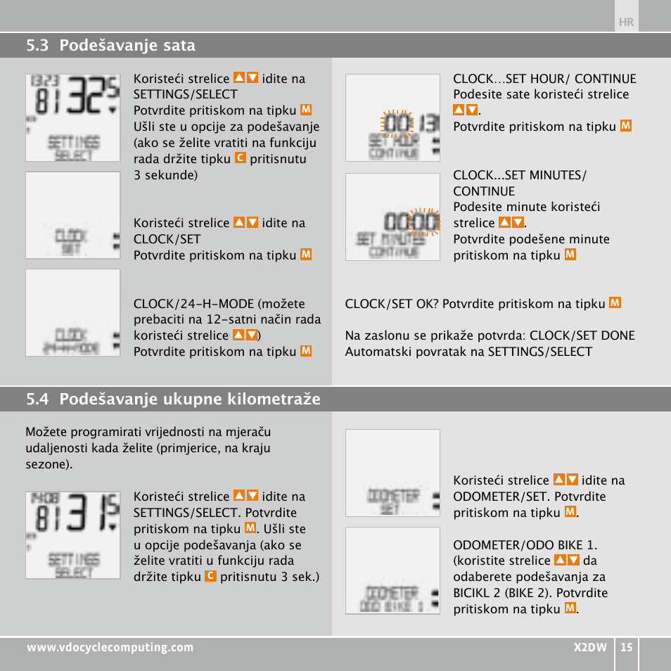 VDO WL X2 DW User Manual | Page 249 / 336