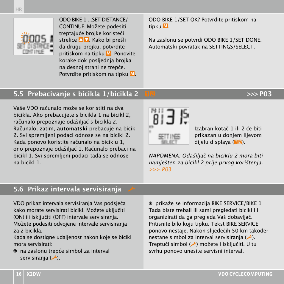 VDO WL X2 DW User Manual | Page 250 / 336