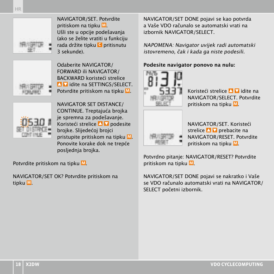 VDO WL X2 DW User Manual | Page 252 / 336