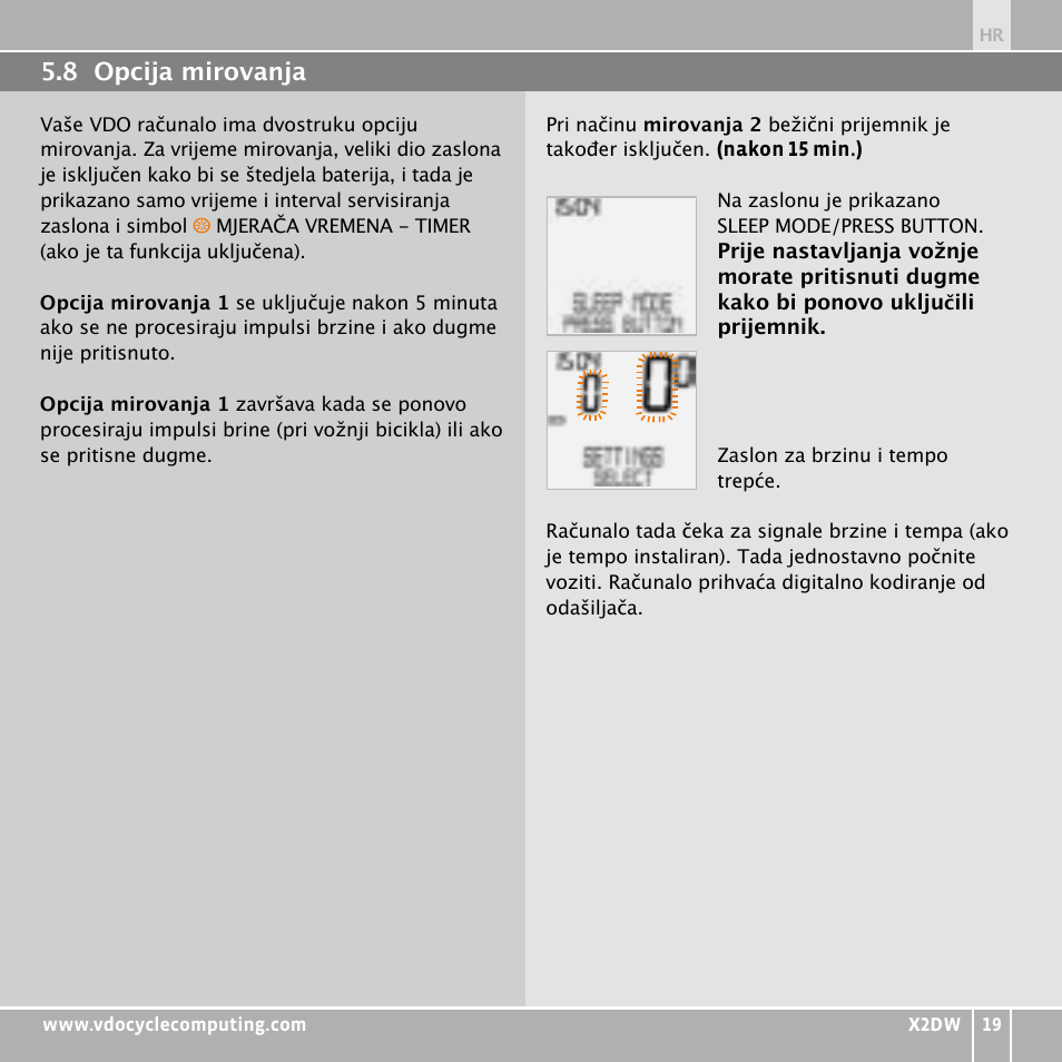 VDO WL X2 DW User Manual | Page 253 / 336