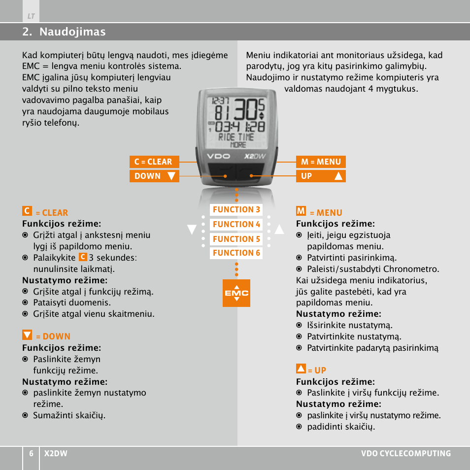 VDO WL X2 DW User Manual | Page 266 / 336