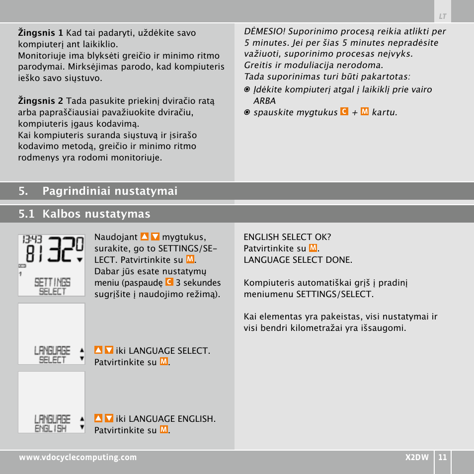 VDO WL X2 DW User Manual | Page 271 / 336