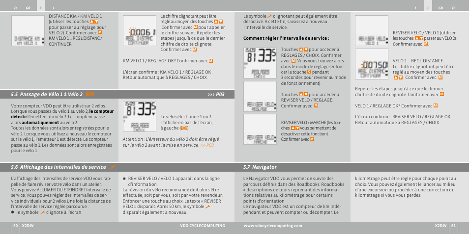 VDO WL X2 DW User Manual | Page 31 / 336