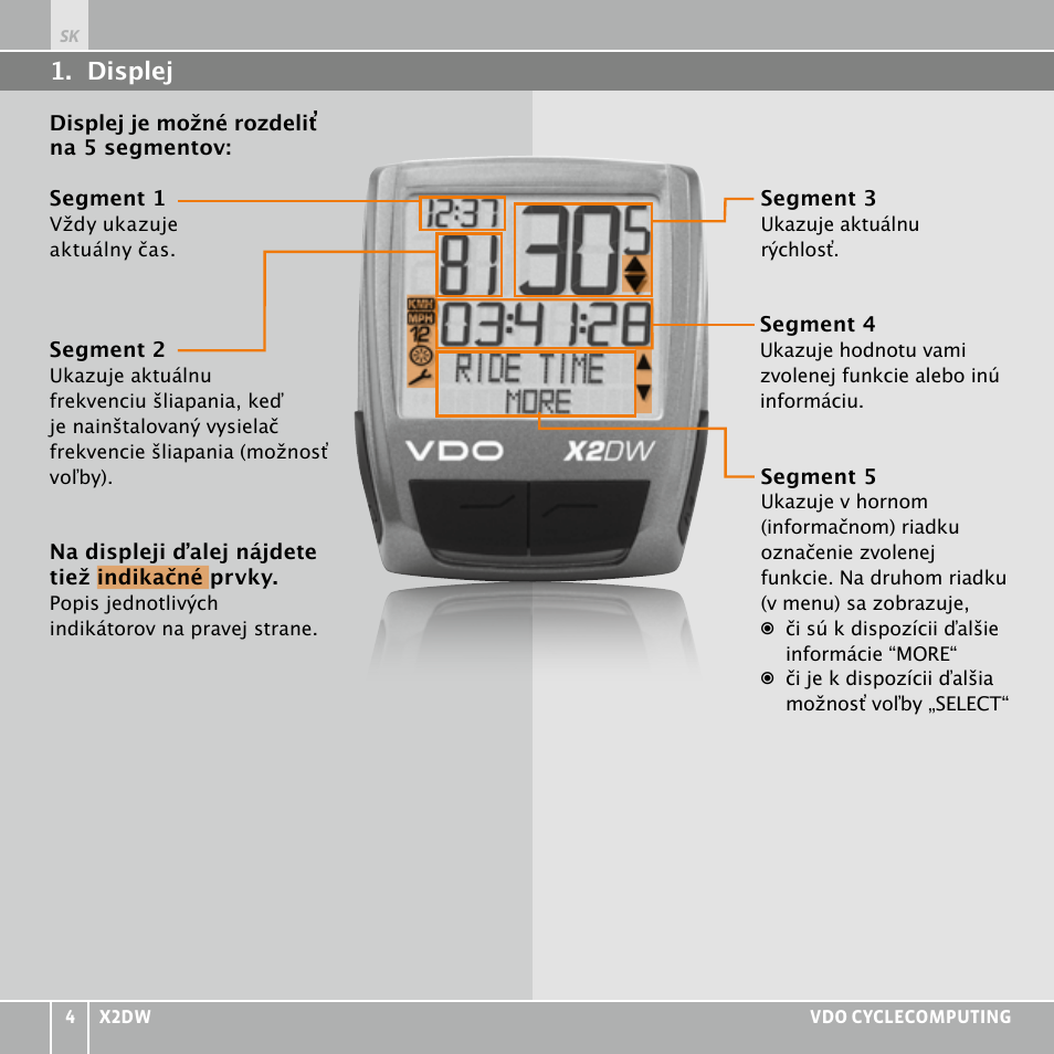 VDO WL X2 DW User Manual | Page 316 / 336