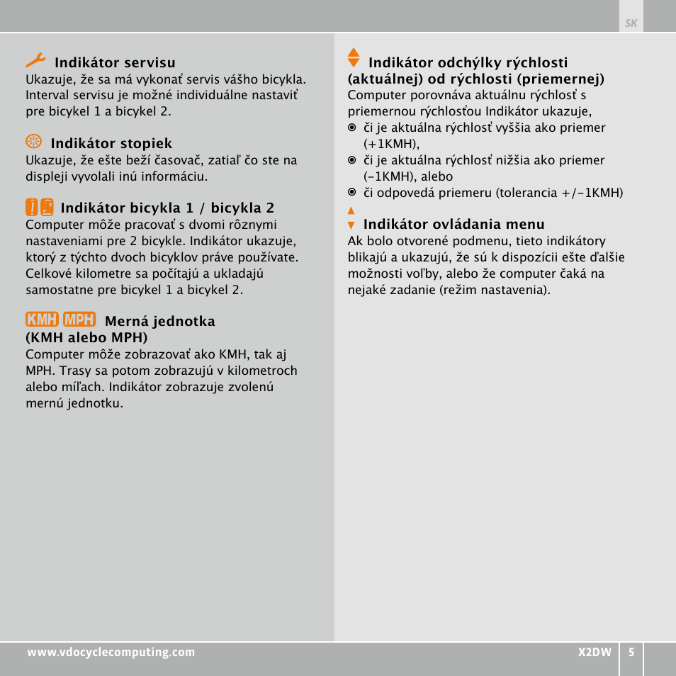 VDO WL X2 DW User Manual | Page 317 / 336