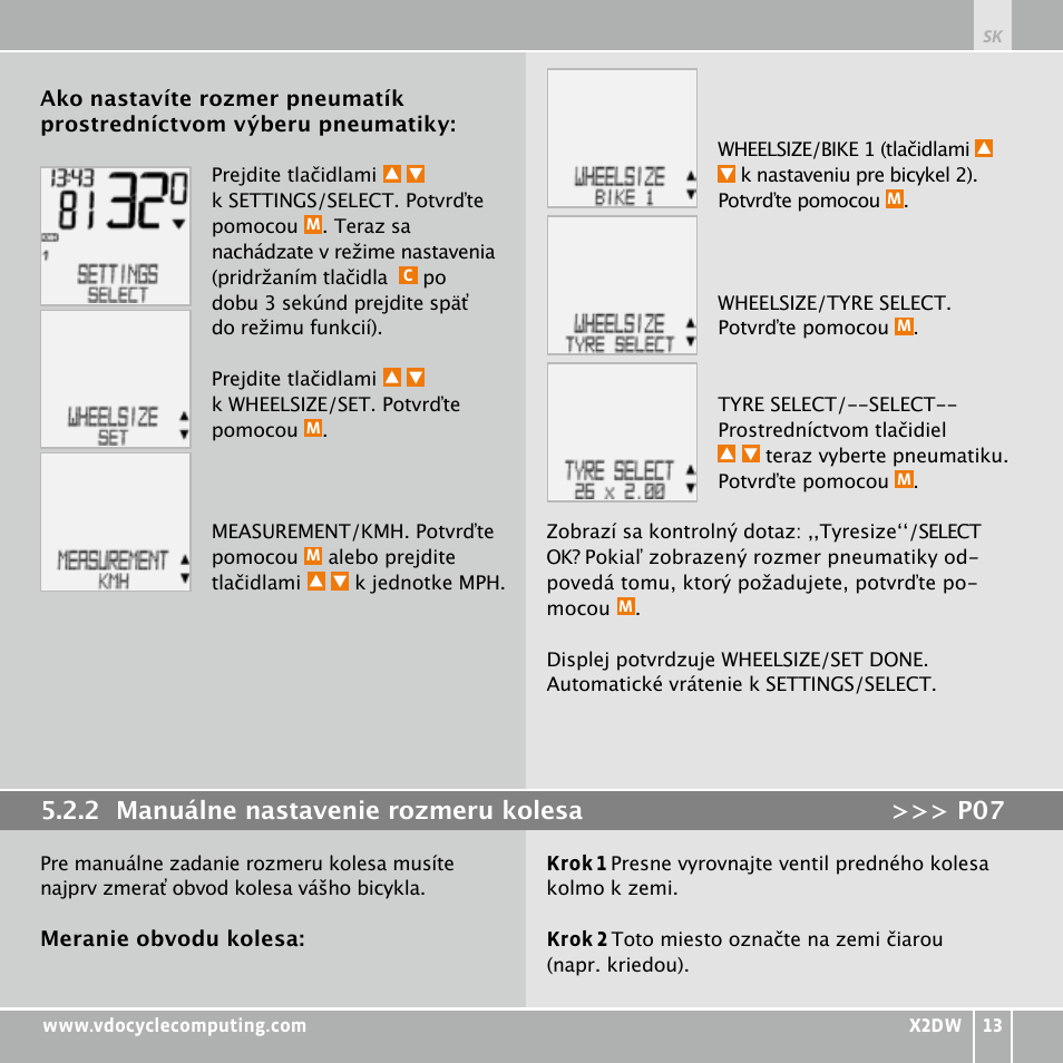 VDO WL X2 DW User Manual | Page 325 / 336