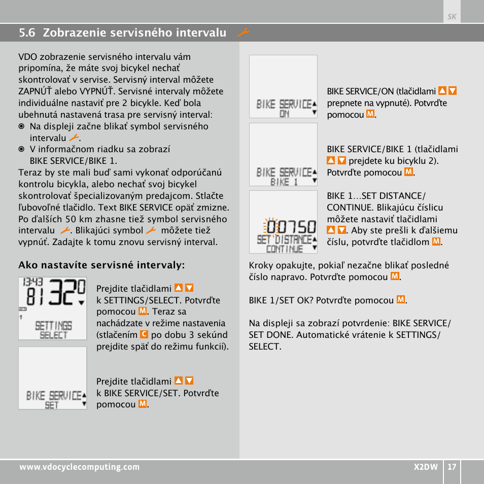 VDO WL X2 DW User Manual | Page 329 / 336