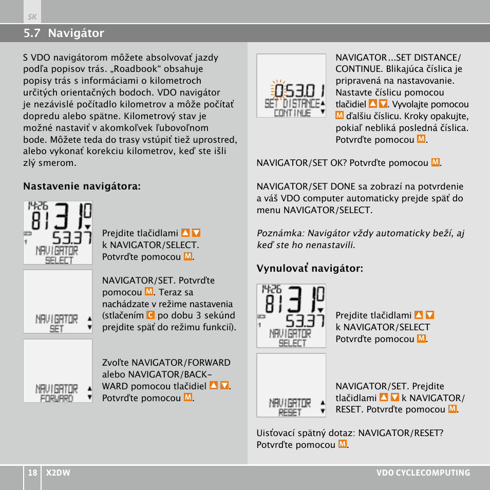 VDO WL X2 DW User Manual | Page 330 / 336