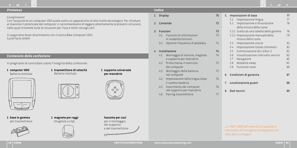 VDO WL X2 DW User Manual | Page 35 / 336