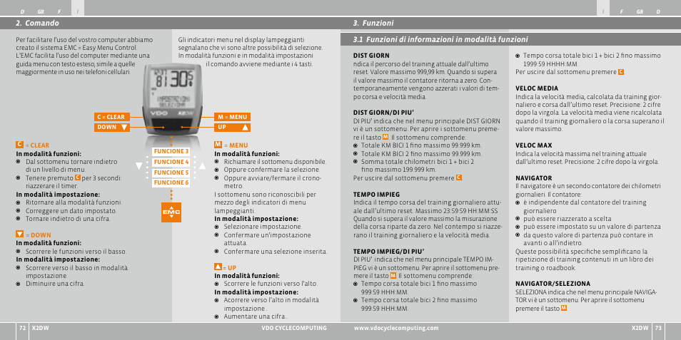 VDO WL X2 DW User Manual | Page 37 / 336